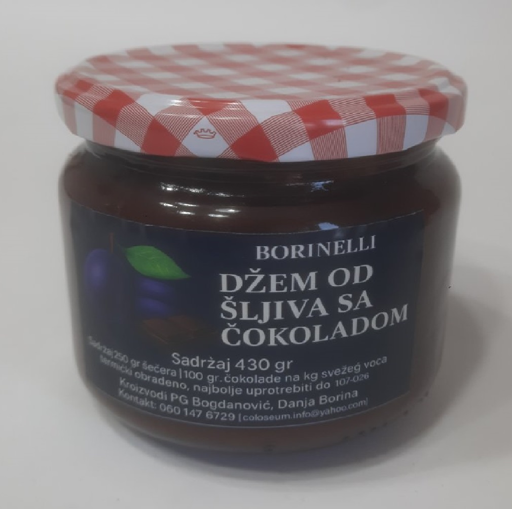 dzem sljiva sa cokoladom