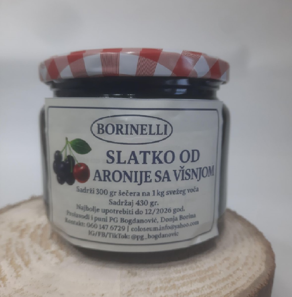 slatko aronije sa visnjom